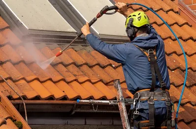 Démoussage et hydrofuge de toiture à Moulineaux